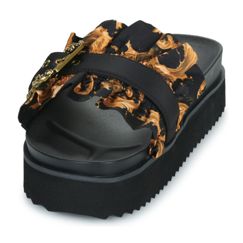 Sandalias planas multicolor para mujer Versace Jeans Couture 80VA3SM5 - 3