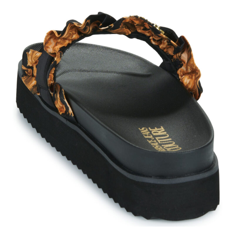 Sandalias planas multicolor para mujer Versace Jeans Couture 80VA3SM5 - 5