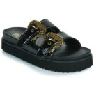 Pantuflas negras para mujer Versace Jeans Couture 80VA3SM1 - 1