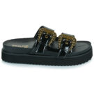 Pantuflas negras para mujer Versace Jeans Couture 80VA3SM1 - 2