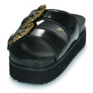 Pantuflas negras para mujer Versace Jeans Couture 80VA3SM1 - 3