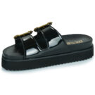 Pantuflas negras para mujer Versace Jeans Couture 80VA3SM1 - 4