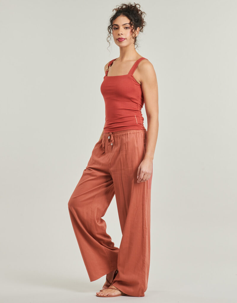 Weiche Hose / Marlenehose Les Petites Bombes DALIDA Orange Weiche Hose / Marlenehose Damen - 3