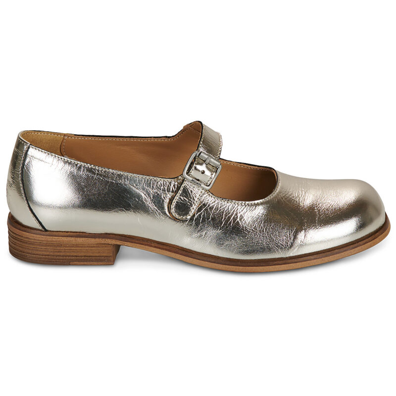 Moma PIGALLE Gold Women's Ballerinas - 2