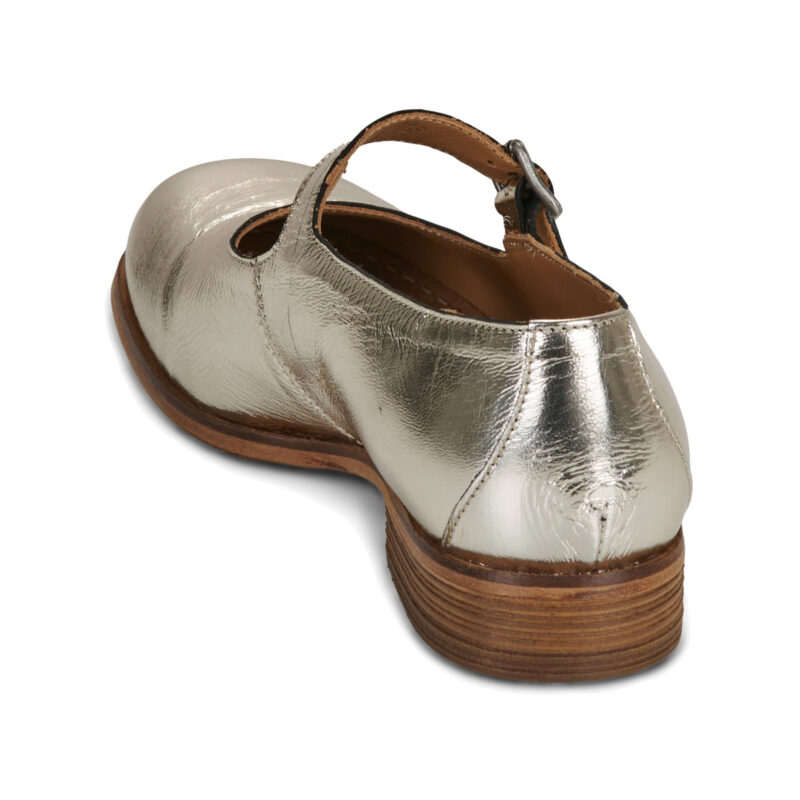 Moma PIGALLE Gold Women's Ballerinas - 5