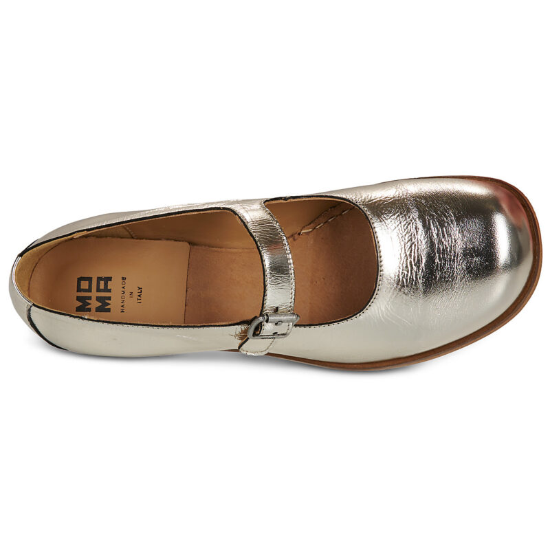 Moma PIGALLE Gold Women's Ballerinas - 6