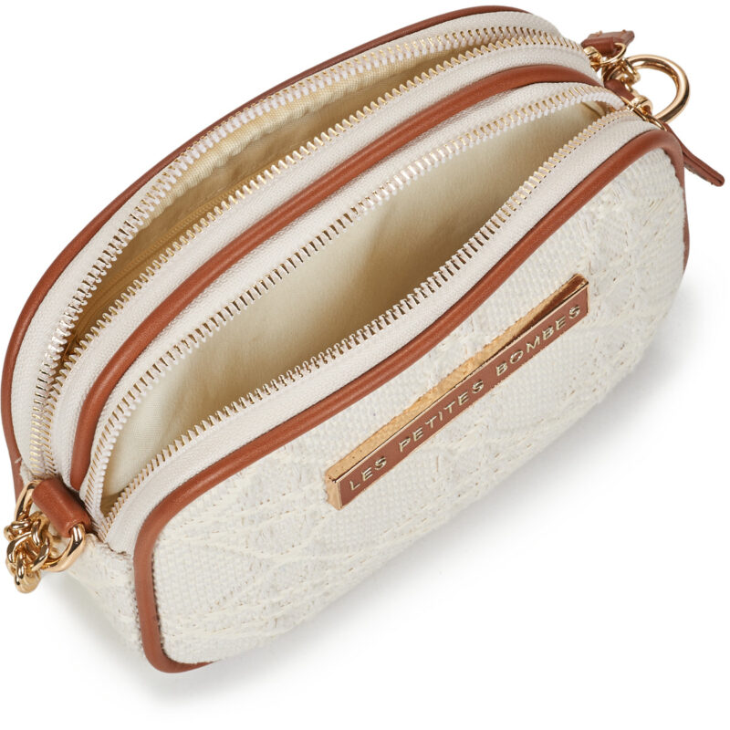 Les Petites Bombes ALBANE Beige Borsa a tracolla Donna - 5