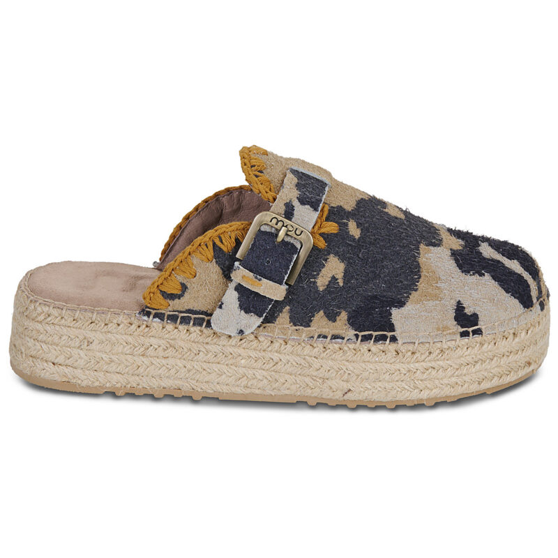 Mou JUTE CLOG CAMO PRINT Multicolore Zoccoli Donna - 2