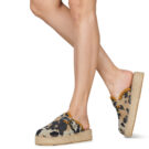 Mou JUTE CLOG CAMO PRINT Multicolore Zoccoli Donna - 8