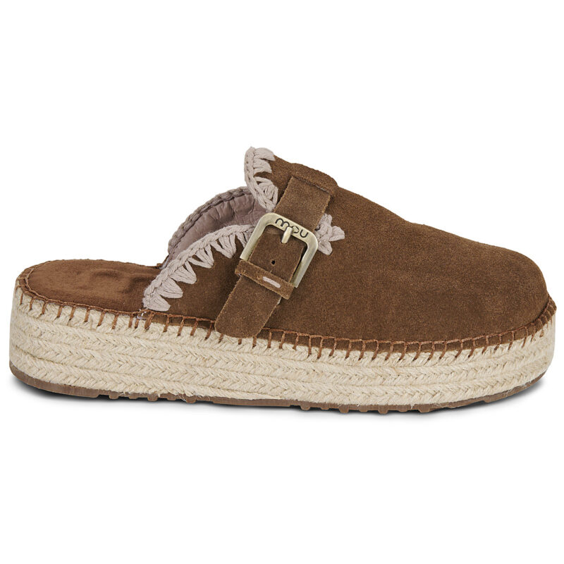 Mou JUTE CLOG PLAIN SUEDE Marrone Zoccoli Donna - 2