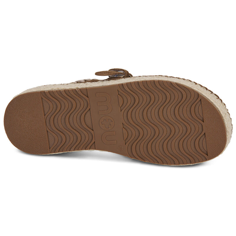 Mou JUTE CLOG PLAIN SUEDE Marrone Zoccoli Donna - 7