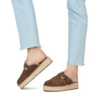 Mou JUTE CLOG PLAIN SUEDE Marrone Zoccoli Donna - 8
