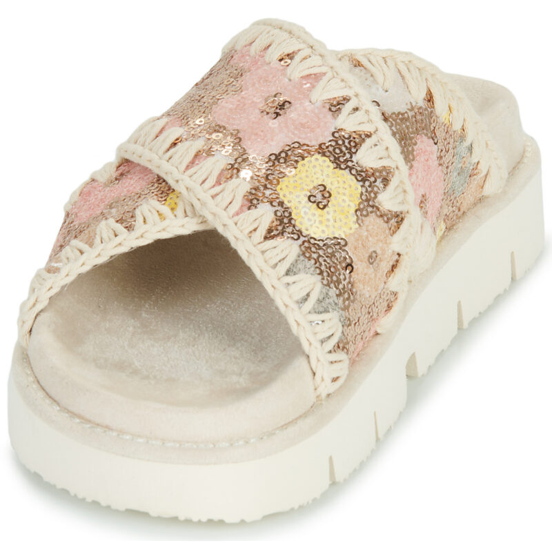 Mou SEQUINS CRISS-CROSS BIO SANDAL Multicolore Ciabatta Donna - 3