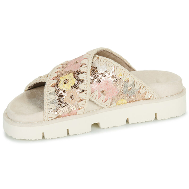 Mou SEQUINS CRISS-CROSS BIO SANDAL Multicolore Ciabatta Donna - 4