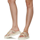 Mou SEQUINS CRISS-CROSS BIO SANDAL Multicolore Ciabatta Donna - 8