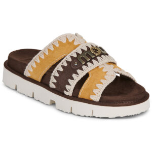 Mou BIO SANDAL BICOLOR METAL LOG Multicolore Ciabatta Donna