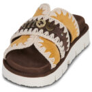 Mou Pantoufles BIO SANDAL BICOLOR METAL LOG multicolores pour femmes - 3