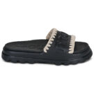 Mou Pantoufle monobloc EVA noire pour femme - Pointure 2