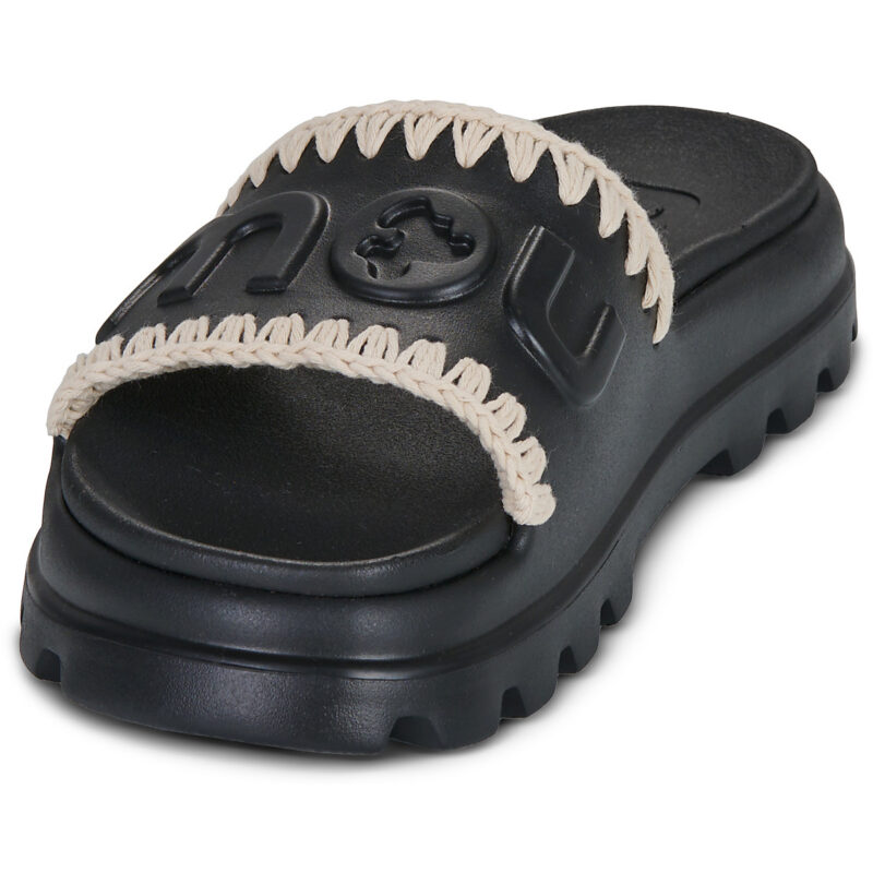 Mou Pantoufle monobloc EVA noire pour femme - Pointure 3