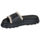 Mou Pantoufle monobloc EVA noire pour femme - Pointure 4