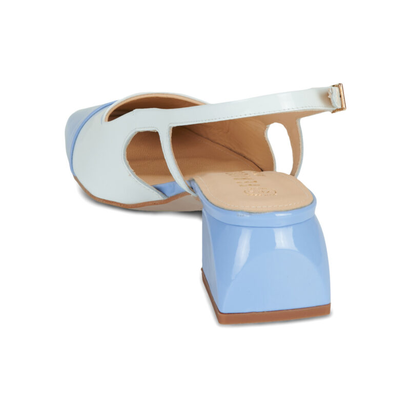 Fericelli Zapatos de tac&oacute;n LEA azules para mujer - 5