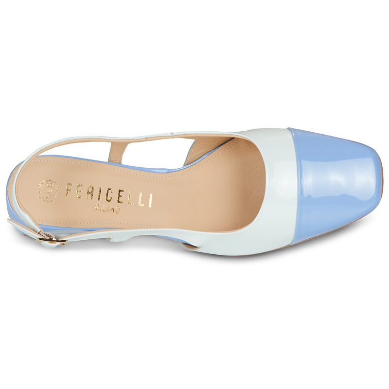 Fericelli Zapatos de tac&oacute;n LEA azules para mujer - 6