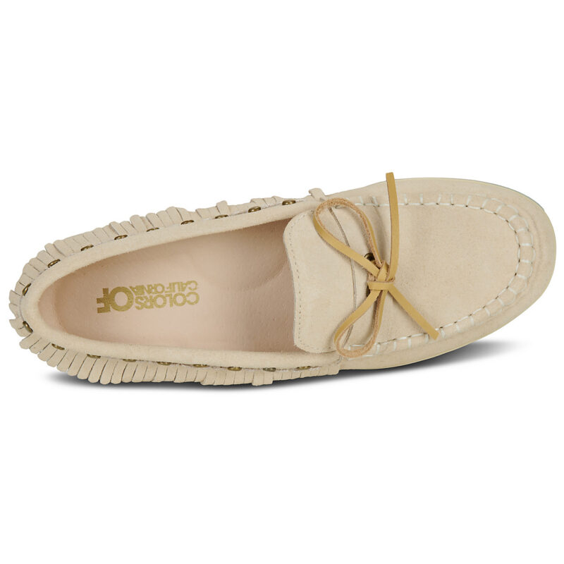 Colors of California YUCCA Beige Mocassini Donna - 6