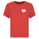 T-shirt Converse VALENTINES LOVE CHUCKS STANDARD FIT TEE Red Women's Short Sleeve T-Shirt - 1