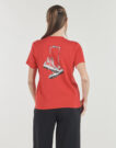 T-shirt Converse VALENTINES LOVE CHUCKS STANDARD FIT TEE Red Women's Short Sleeve T-Shirt - 2