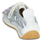 Meline Baskets basses argent&eacute;es 721DM-129 pour femmes - Pointure 5