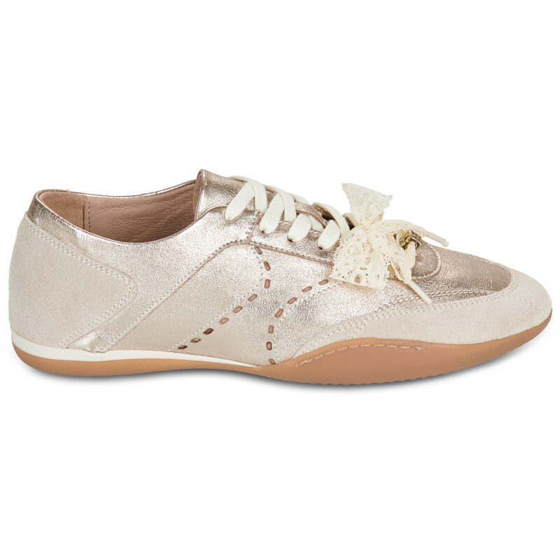 Meline 8ML-144 Gold Low Sneakers Women - 2