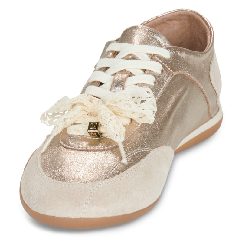 Meline 8ML-144 Gold Low Sneakers Women - 3
