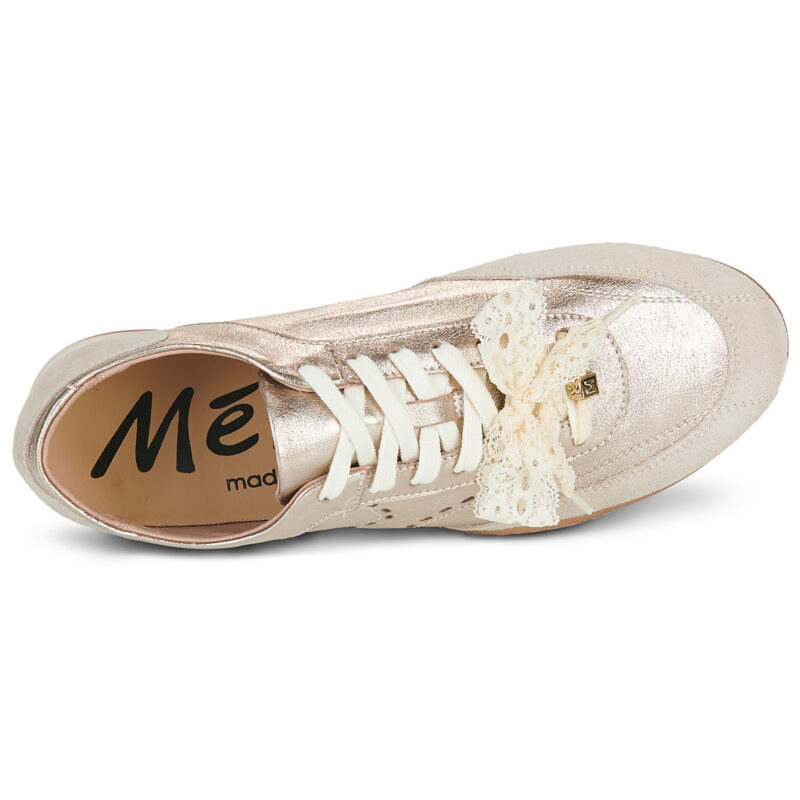 Meline 8ML-144 Gold Low Sneakers Women - 6