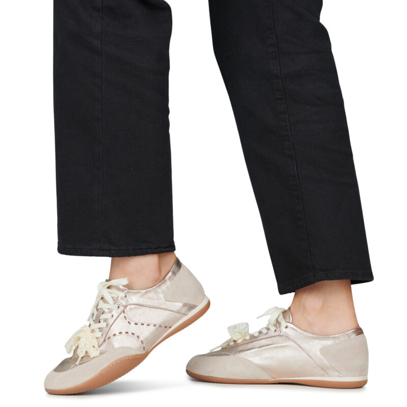 Meline 8ML-144 Gold Low Sneakers Women - 8
