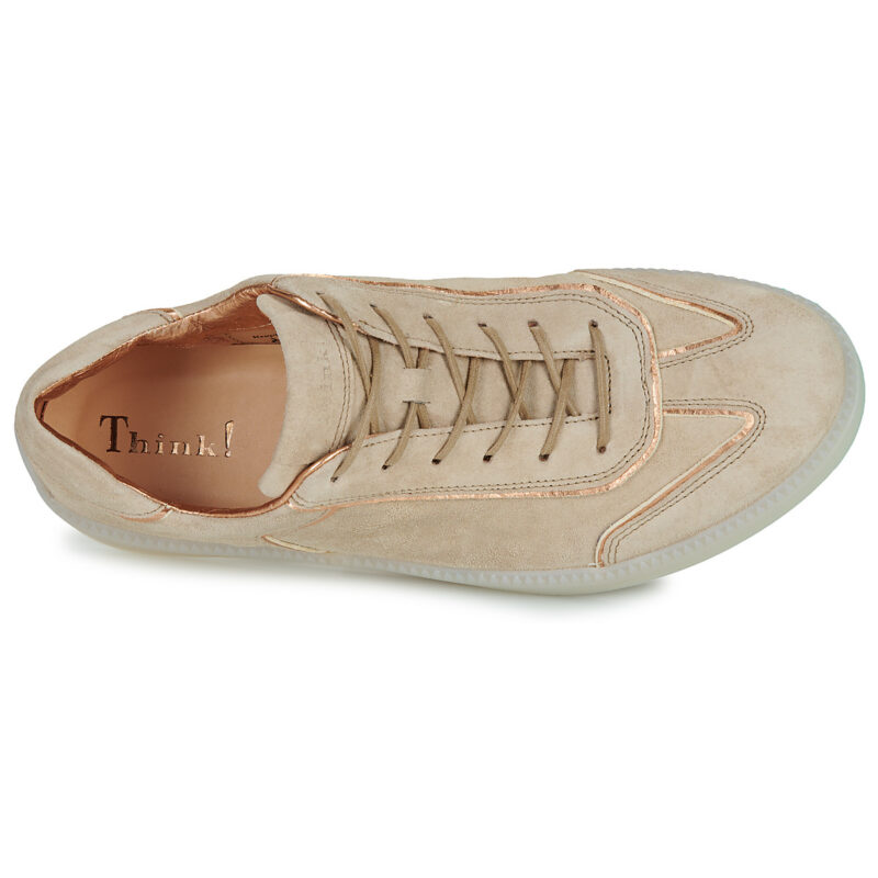 Think TURNA Beige Sneakers basse Donna - 6