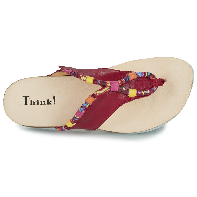Think  JULIA  Rosso -  Infradito Donna - 6