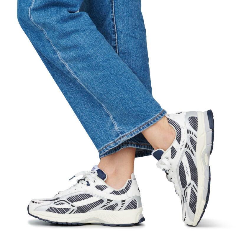 The Mercer Brand The Re-Run White Silver Bianco Sneakers basse Donna - 8