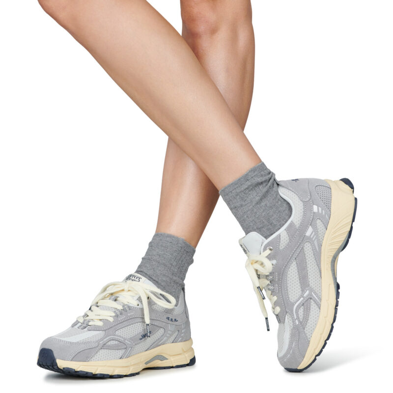 The Mercer Brand The Re-Run Vintage Suede Grigio Sneakers basse Donna - 8