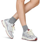 The Mercer Brand The Re-Run Twin Mesh Argento Sneakers basse Donna - 8