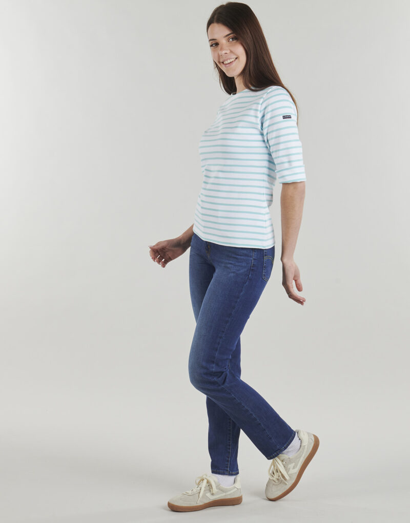Jeans Levis 724 HIGH RISE STRAIGHT Blu Jeans Donna - 3