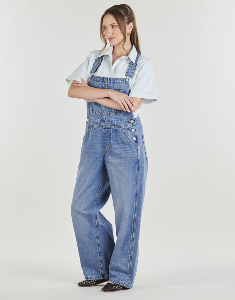 Tracksuits / Jumpsuits Levis FL BAGGY OVERALL Blu Tute / Jumpsuit Donna - 3
