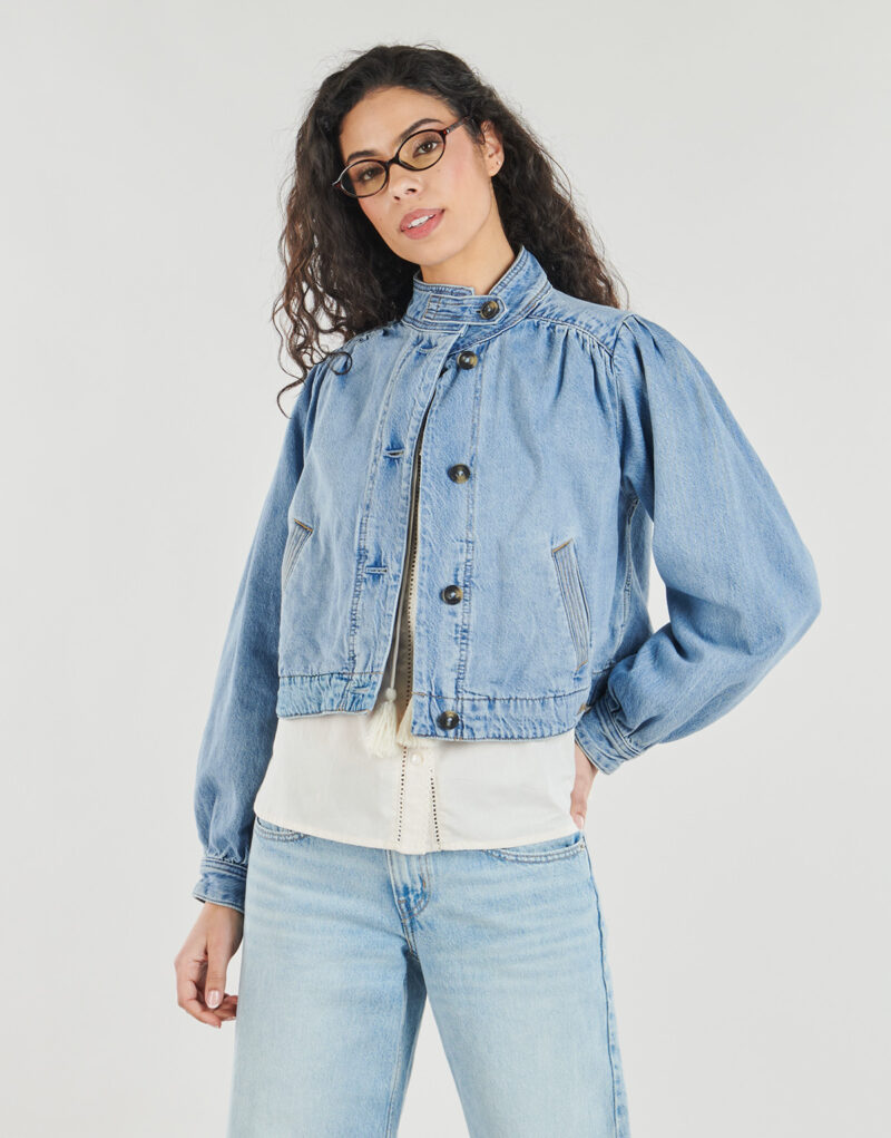 Giacca in jeans Levis PARKER PRETTY SHORT COAT Blu Giacche in jeans Donna - 2