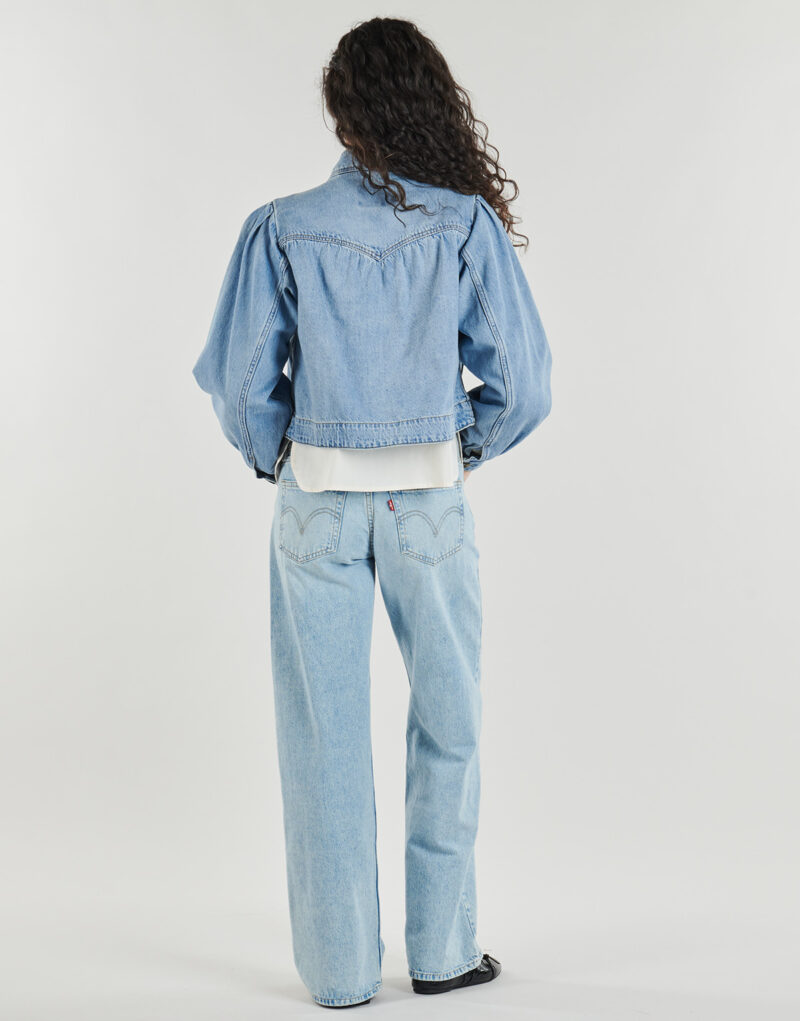 Giacca in jeans Levis PARKER PRETTY SHORT COAT Blu Giacche in jeans Donna - 4