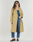 Trench Levis BREE CLASSIC LONG TRENCH Beige Trench Donna - 2