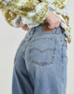 Jeans Mom Levis BAGGY DAD BARREL Blue Mom Jeans Women - 5