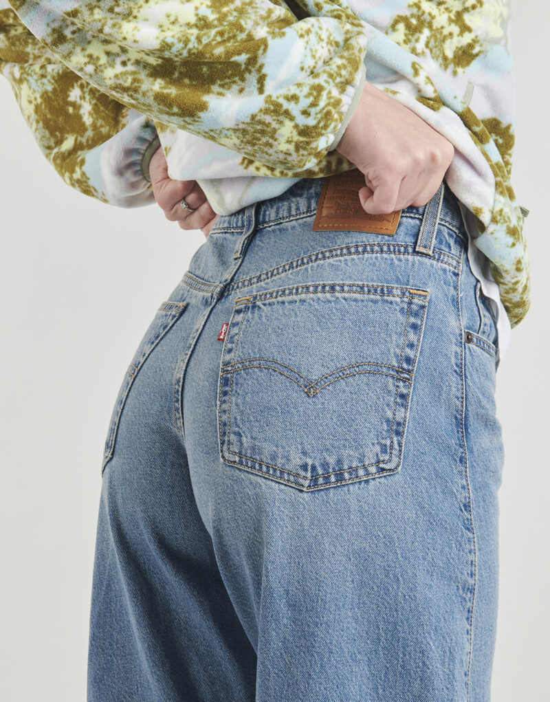 Jeans Mom Levis BAGGY DAD BARREL Blue Mom Jeans Women - 5