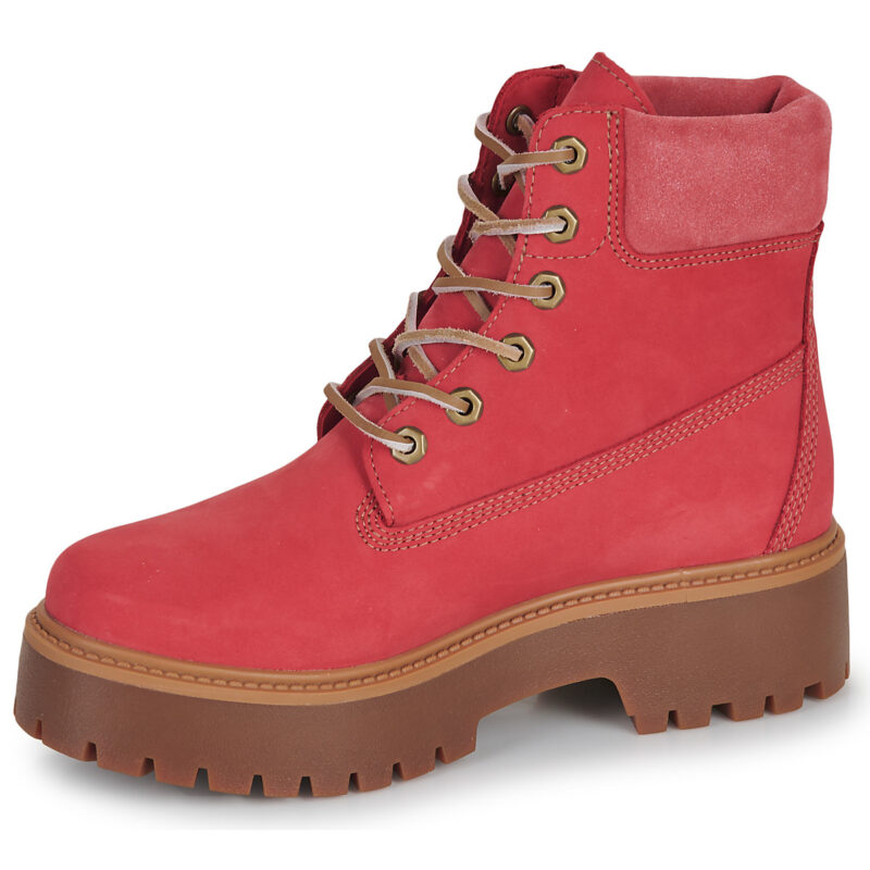 Timberland STONE STREET Rojo Botas Mujer - 4