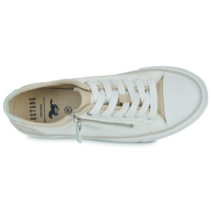 Mustang 26M0222010-WHITE Bianco Sneakers basse Donna - 6