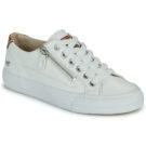 Mustang 26M0222013-WHITE White Women's low sneakers - 1