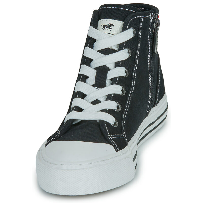 Mustang 26M0232001-BLACK Black Women's high sneakers - 3